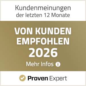 Bewertung - Von Kunden empfohlen